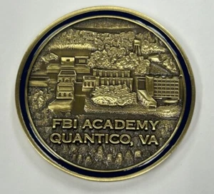 Quantico Virginia FBI  Academy  Challenge Coin V2 - Picture 1 of 3