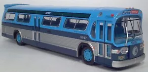 Corgi Fishbowl BUS New York City Transit-2 Tone Blue 1:50 SCALE w/mirrors C54312 - Picture 1 of 4