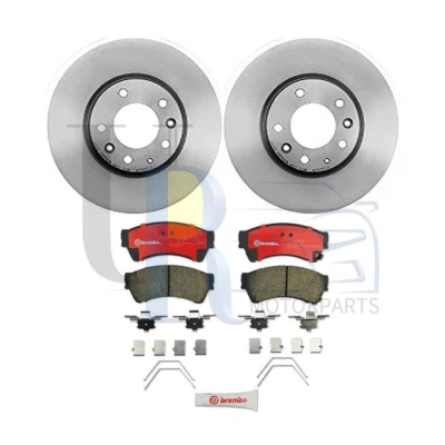 Brembo 3pcs Front Disc Brake Pad Set Disc Brake Rotor for Ford Fusion 2006-2012 - Imagem 1 de 4