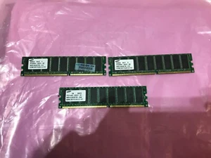 pc3200u 512MB DDR pc3200 ECC Sdram - Ram.   3 peices. pc2100u 256 Sdram ECC - Picture 1 of 2