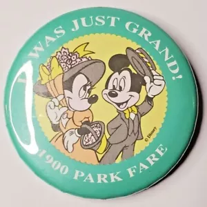 1900 Park Fair Knopf Walt Disney World Grand Floridian Mickey & Minnie Mouse - Bild 1 von 2