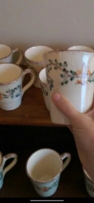 Arte Italica Medici Mugs - SET OF 2 Mugs- NEW Hand Painted Fine Italian