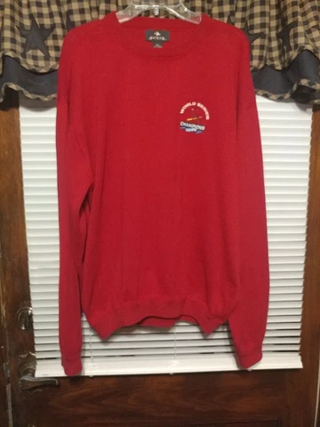 St Louis Cardinals 2006 World Series Men Red Sweater  2XL Antigua Cover