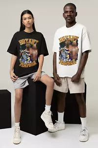 Kobe Bryant NBA Retro Graphic Tee T-Shirt Unisex LA Lakers Champion MVP 90s USA - Picture 1 of 10