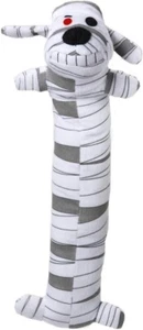 Multipet Halloween Mummy Spooky 12" Loofa Plush Dog Toy Squeaker Long Scary - Picture 1 of 1