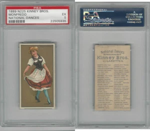 N225 Kinney, National Dances, 1889, Monfredo, Switzerland, PSA 5 EX - Imagen 1 de 1