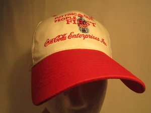 Men's Cap COCA COLA Putting Our People First COKE Size: Adjustable [Z164a] - Picture 1 of 1