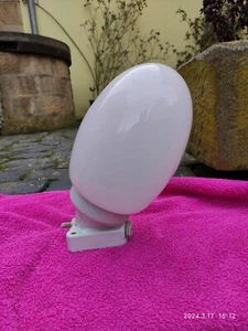 Große Eiförmige Wandlampe verm ? Wagenfeld Lindner Keramik Porzellan 50er Lampe - Bild 1 von 11