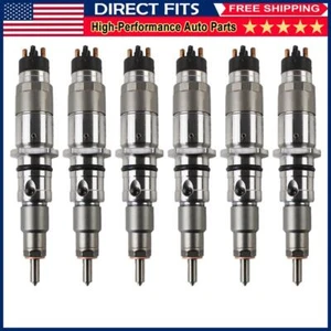 6x Fuel Injectors 0445120231 For Komatsu PC200-8 Cummins QSB6.7 QSB5.9 5263262 - Picture 1 of 10