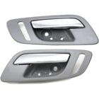 Door Handle Set For 2007-13 Silverado 1500 With Small Hole Gray Front Inner 2Pc