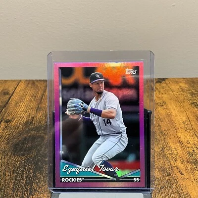 Ezequiel Tovar 2024 Topps Archives Hobby Exclusive Pink Foilboard Parallel #225 - Image 1 of 2