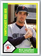 1990 CMC Pawtucket Red Sox Rick Lancellotti #19 Pawtucket Red Sox