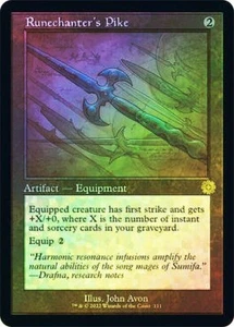 Runechanter's Pike Foil Retro Frame The Brothers' War Retro Artifacts NM MTG - Picture 1 of 1
