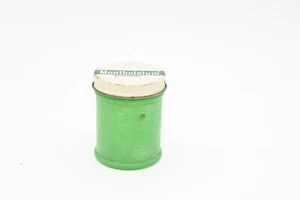 Vintage grünes Mentholatum Salbenglas mit Original Deckel Medizinglas - Bild 1 von 8