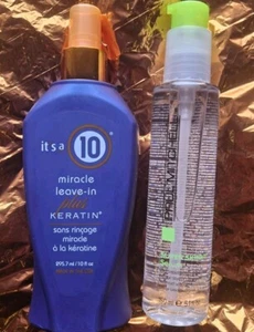 ITS A 10 MIRACLE LEAVE IN PLUS KERATIN 10 fl Oz. PLUS P.M. SKINNY SERUM 5OZ. WAO - Picture 1 of 2