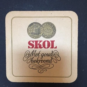 SKOL BIER COASTER ~ AZIENDA DI BIRRA IMPORTATA - Foto 1 di 3