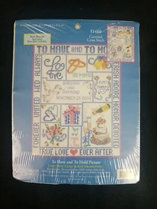 Candamar Designs #51460 Cross Stitch Kit To Have And To Hold New Open Package - Picture 1 of 3
