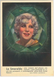 53179 - POSTAL DE COLECCIÓN - GLAMOUR \ PUBLICIDAD - PIEDRAS PRECIOSAS: Esmeralda - Imagen 1 de 1