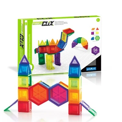 Guidecraft- G9423- PowerClix Solids - 94 pc. set - Image 1 of 4