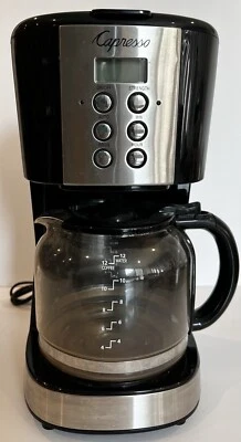 Capresso Black Polyprop/Stainless Steel 5-Cups Mini Drip Coffee Maker LightUsed - Image 1 of 2