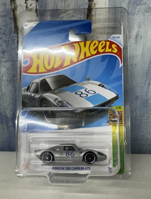 Hot Wheels Exotics Silver Porsche 904 Carrera GTS 1/10 #158 NEW w/Protector - Image 1 of 3