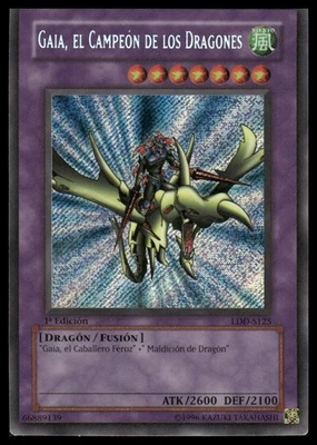 YuGiOh Gaia el Campeon De Los Dragones #LDD-S125 1st Ed Spanish Secret Rare LP - Image 1 of 2