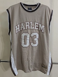 Harlem NY Embroidered Jersey All American City Size XL Basketball Russian Made - Picture 1 of 9