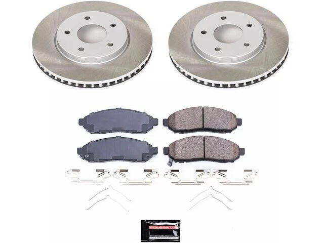Kit de pastillas de freno delanteras y rotor para Nissan LEAF 2012 2013 FC834SR 2011-2014 Foto 1 de 1
