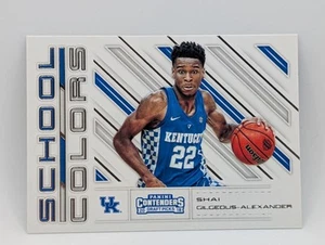 2018-19 Panini Contenders Draft Picks School Colors Shai Gilgeous-Alexander RC - Picture 1 of 2