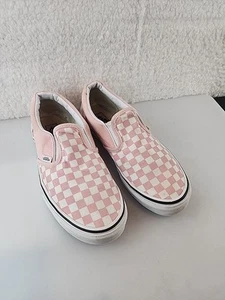 Vans Asher Checkerboard Tropical Guisante Zapatos Sin Cordones Tenis Talla 6 Mujeres Melocotón - Imagen 1 de 9