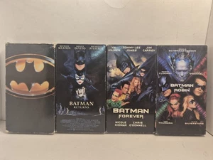 Batman VHS Collection Lot Tested Returns, Forever, Robin  - Picture 1 of 10