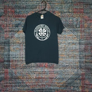 Vintage Fruit of the Loom Flogging Molly women black an white snakes tee shirt S - Picture 1 of 6