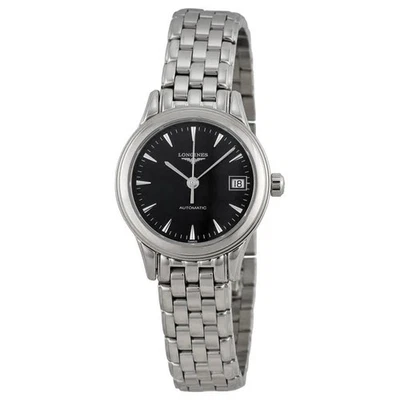 Longines Flagship Automatic Black Dial Ladies Watch L42744526 - Image 1 of 4