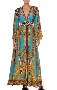 Camilla Long Dress With Kimono Sleeves Size Small - Picture 1 of 16