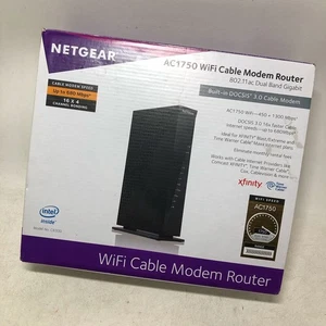 NETGEAR C6300 AC1750 DOCSIS 3.0 Cable Modem WiFi Router Xfinity Spectrum COX - Picture 1 of 4