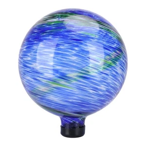 10 Inch Gazing Ball Glass Reflective Garden Globe Outdoor Gazing Globe Yard O... - Picture 1 of 7