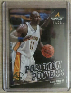 🔥 2013-14 Pinnacle Position Powers Artist's Proofs Green #13 Karl Malone Lakers - Bild 1 von 2