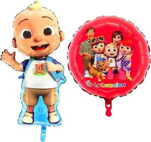 Toyland® Pack of 2 Cocomelon Balloons - 32" Baby JJ and 18" Round Family Balloon - Picture 1 of 1
