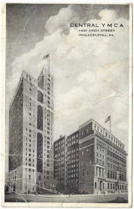 Central YMCA Philadelphia's Youth Center, Philadelphia, PA Antique Postcard - Picture 1 of 2
