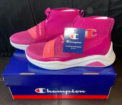 New In Box Champion Lady Legend V CB Women's High-Top Shoes Size 11 Berry Peach - Image 1 of 4