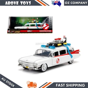 Jada 1:24 Scale Hollywood Rides Ghostbusters (1984) Ecto-1 Diecast Car Model - Picture 1 of 4