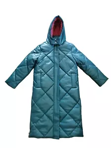 Cappotto tampone con cappuccio lungo donna Rebecca Minkoff in pelle vegana - Foto 1 di 9