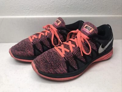 NIKE “FLYKNIT” LUNAR 2 RUNNING/WALKING SHOE MULTI COLOR WOMEN’S 7.5 [620658-802] - Image 1 of 4