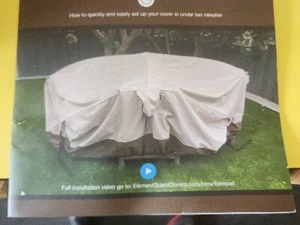Rectangular Patio Furniture Covers Waterproof Heavy Duty Canvas Patio Tables... - Picture 1 of 7