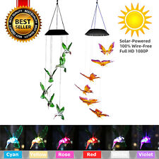 Color-Changing LED Solar Powered  Wind Chime Lights Yard Garden Decor