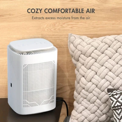 1.6L Dehumidifier with Air Purifier Portable Automatic Humidity Touch & 24 Timer - Image 1 of 4