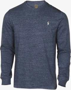 POLO RALPH LAUREN MEN’S LONG SLEEVE T-SHIRT SIZE LG PONY LOGO BLUE - Bild 1 von 6