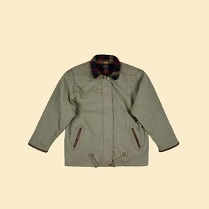 Chaqueta verde vintage años 70/80 de Utex, abrigo vintage forrado de franela talla M para hombre - Imagen 1 de 8