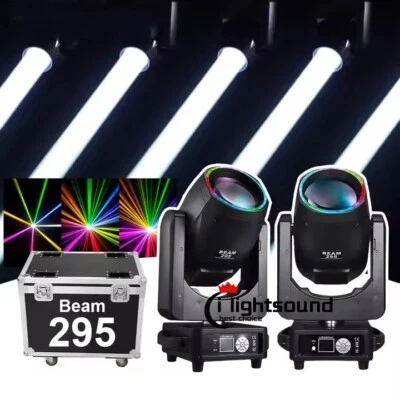 2/case Rainbow Effect 14R Sharpy 295W Moving Head Beam Light 3in1 DJ light +ring - Image 1 of 4