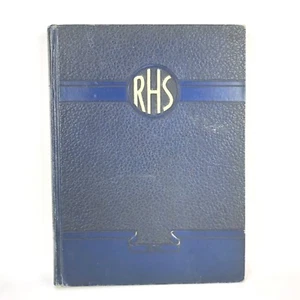 RHS Yearbook High School Rockford IL Vtg 30s 1937 Richard Crowder Architecture  - Picture 1 of 9